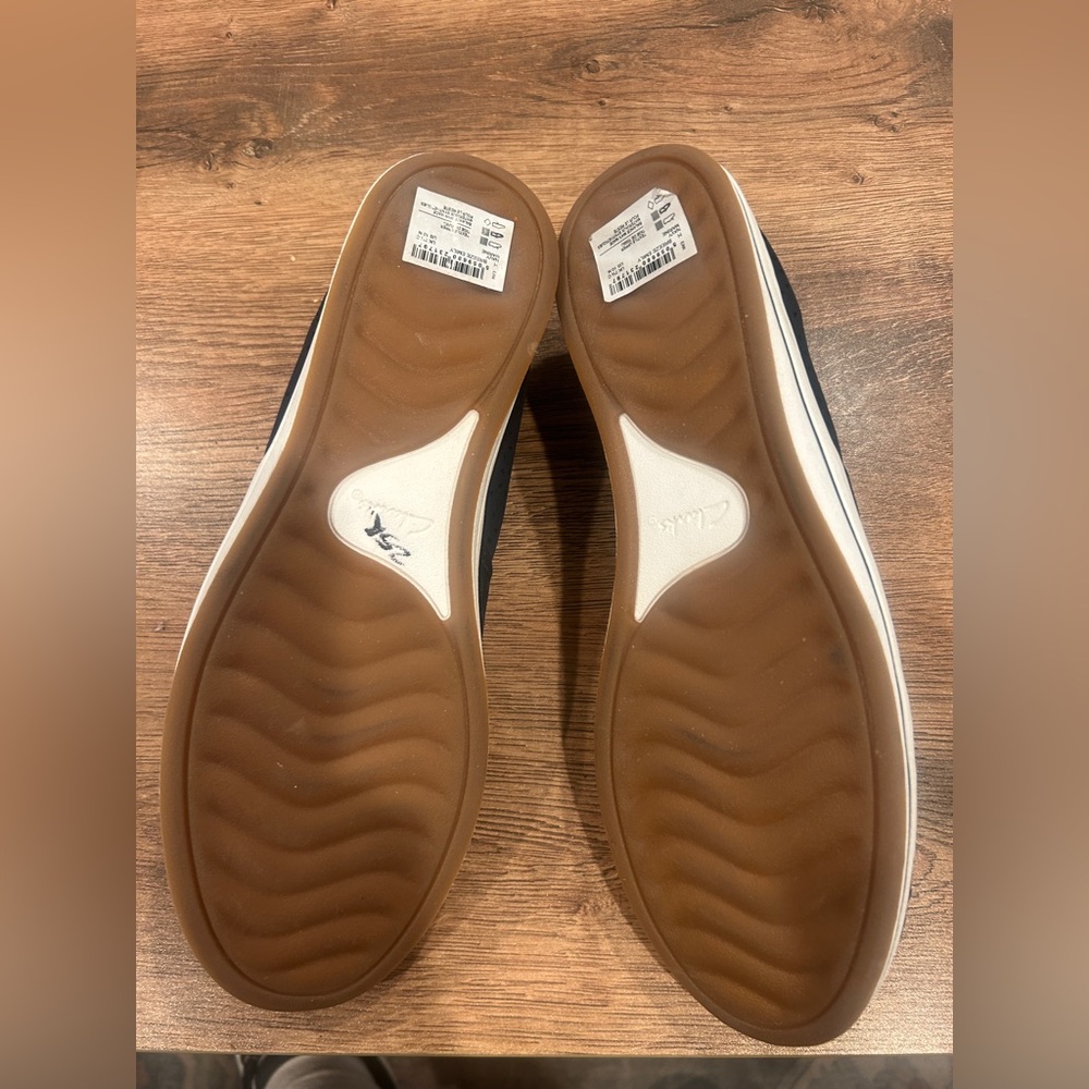 Clarks Cloudsteppers Stretch Slip-Ons Breeze Emily Blue Size 10 - Picture 3 of 4